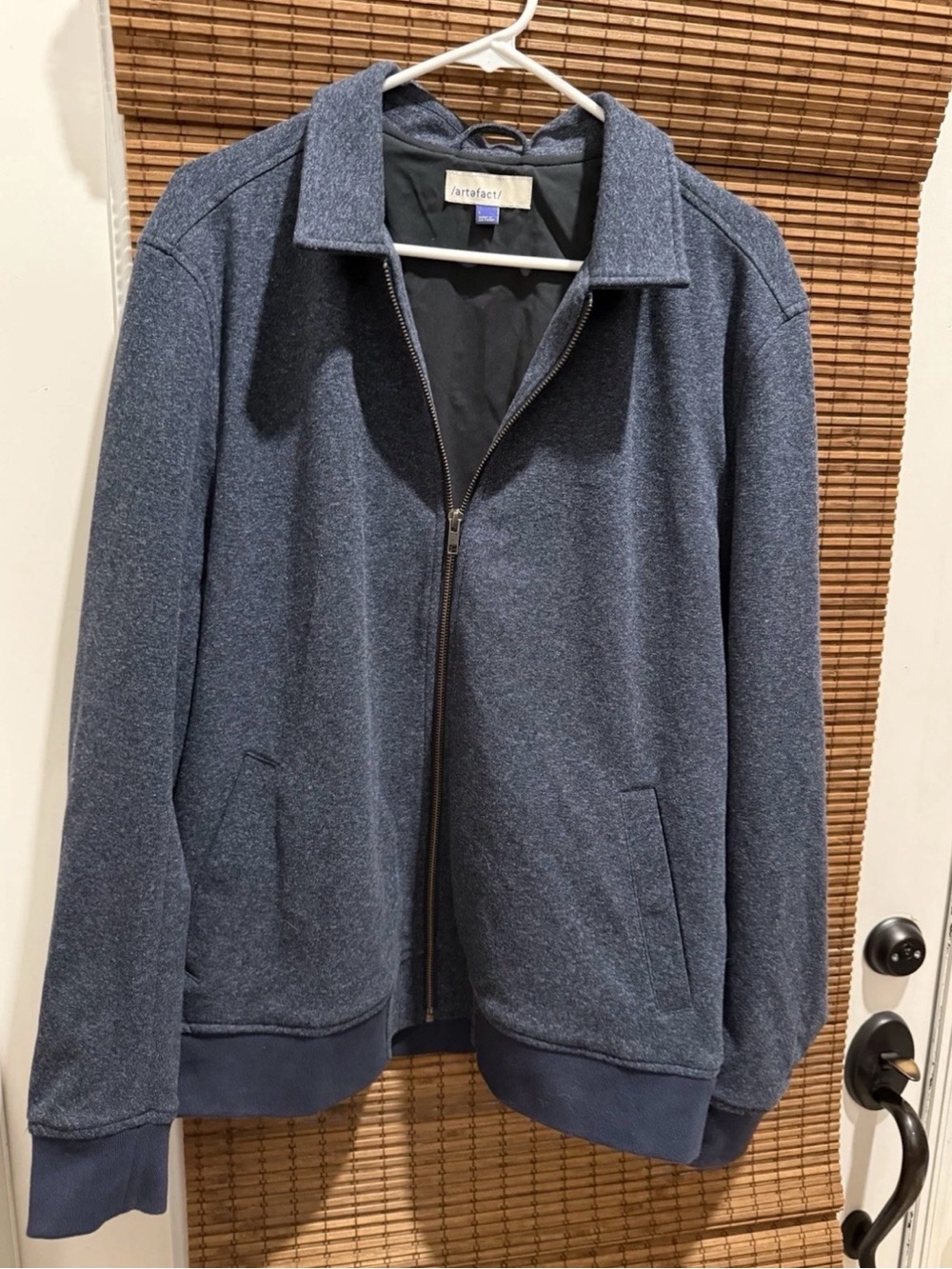Artefact Navy Blue Zip-Up Men's Sweater Jacket